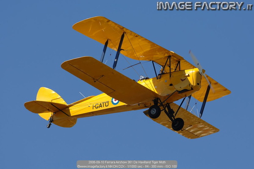2006-09-10 Ferrara Airshow 361 De Havilland Tiger Moth